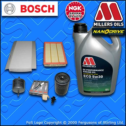 SERVICE KIT for FORD PUMA 1.6 1.7 OIL AIR FUEL CABIN FILTER PLUGS +OIL 1997-2002