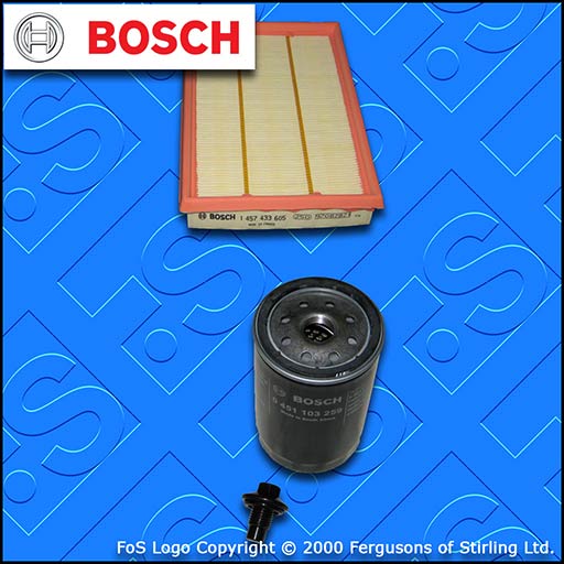 SERVICE KIT for FORD PUMA 1.6 1.7 BOSCH OIL AIR FILTERS (1997-2002)