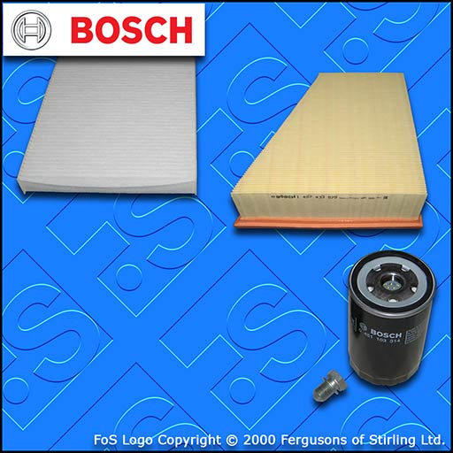 SERVICE KIT for SEAT IBIZA (6L) 2.0 8V BOSCH OIL AIR CABIN FILTERS (2002-2009)