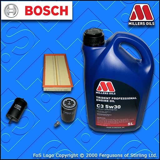 SERVICE KIT for AUDI A3 (8L) 1.8 TURBO 20V OIL AIR FUEL FILTERS +OIL (1996-2003)