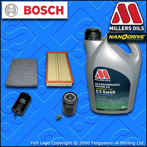 SERVICE KIT for AUDI A3 (8L) 1.8 TURBO OIL AIR FUEL CABIN FILTER +OIL 1997-2003