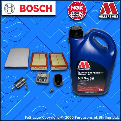 SERVICE KIT VW POLO 6N 1.0 8V ALD AUC OIL AIR FUEL CABIN FILTER PLUGS +OIL 99-01