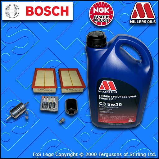 SERVICE KIT VW POLO 6N 1.0 8V ALD AUC OIL AIR FUEL FILTER PLUGS +OIL (1999-2001)