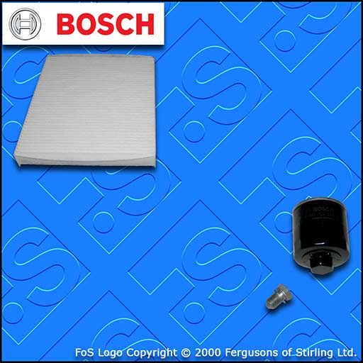 SERVICE KIT for AUDI A2 1.4 BOSCH OIL CABIN FILTERS SUMP PLUG (2000-2005)