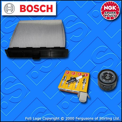 SERVICE KIT for RENAULT SCENIC II 2.0 16V OIL CABIN FILTERS PLUGS 2003-2009