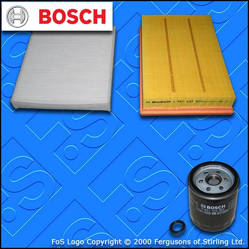 SERVICE KIT for VOLVO C30 1.6 1.8 BOSCH OIL AIR CABIN FILTERS (2006-2007)