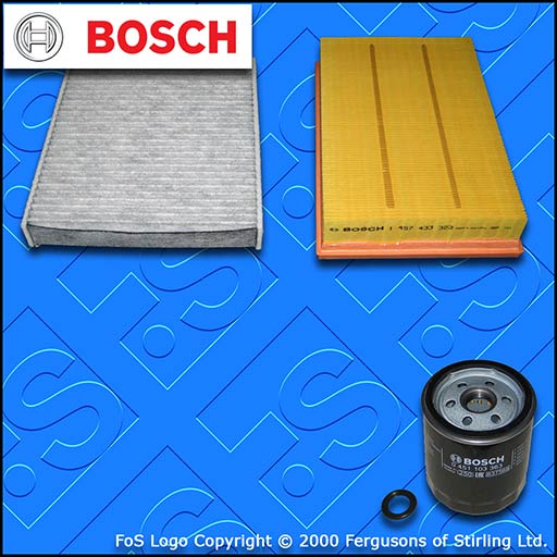 SERVICE KIT for VOLVO C30 1.6 1.8 BOSCH OIL AIR CABIN FILTERS (2006-2007)
