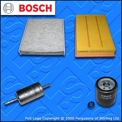 SERVICE KIT for VOLVO C30 1.6 1.8 BOSCH OIL AIR FUEL CABIN FILTERS (2006-2007)