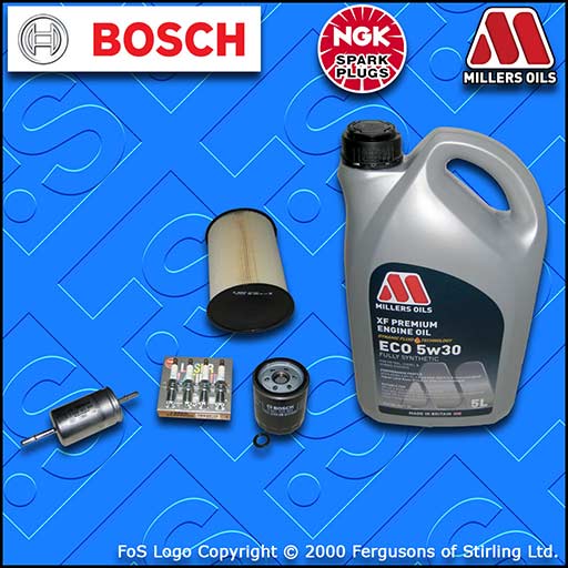 SERVICE KIT for VOLVO C30 1.6 1.8 OIL AIR FUEL FILTER PLUGS +ECO OIL (2007-2012)