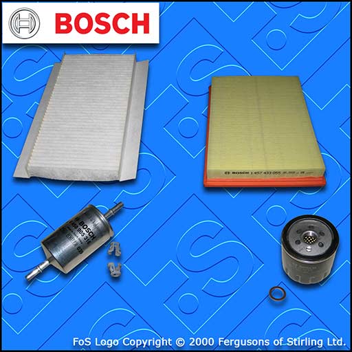 SERVICE KIT for VAUXHALL CORSA C 1.4 16V OIL AIR FUEL CABIN FILTERS (2000-2005)