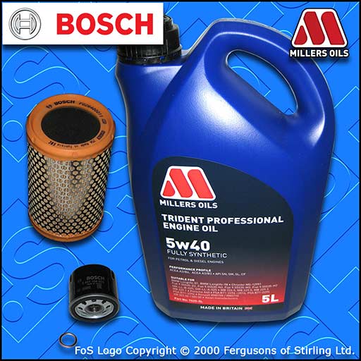 SERVICE KIT for RENAULT CLIO MK2 1.2 8V OIL AIR FILTERS +5L OIL (1998-2000)