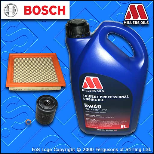SERVICE KIT for NISSAN MICRA K11 1.3 OIL AIR FILTERS +5L OIL (1993-2002)