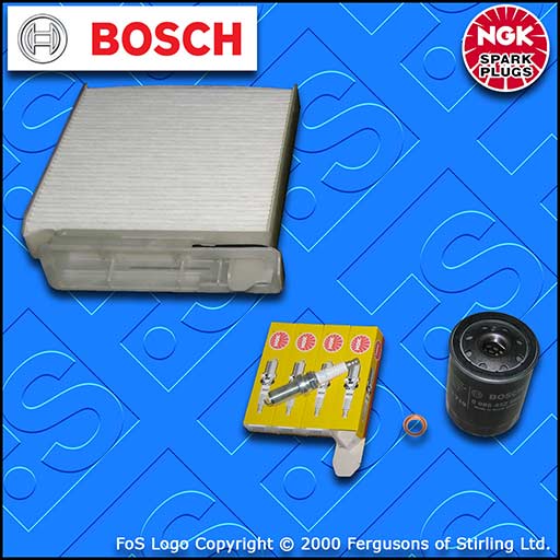 SERVICE KIT for NISSAN MICRA K12 1.2 PETROL OIL CABIN FILTERS PLUGS (2002-2010)