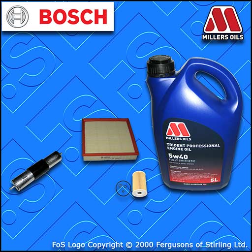 SERVICE KIT for BMW Z3 1.8 1.9 M43 M44 BOSCH OIL AIR FUEL FILTERS +OIL 1995-2003