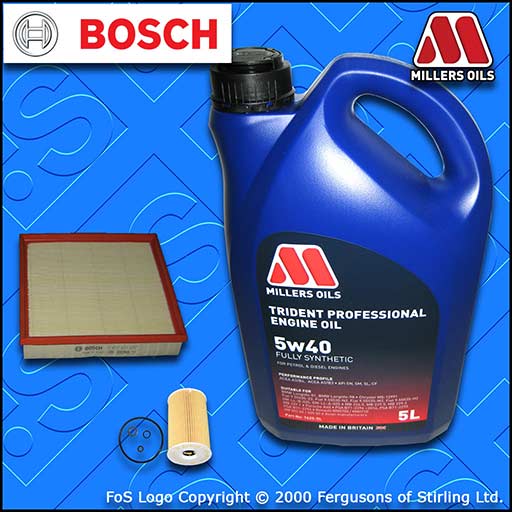 SERVICE KIT for BMW Z3 1.8 1.9 M43 M44 BOSCH OIL AIR FILTERS +OIL (1995-2003)