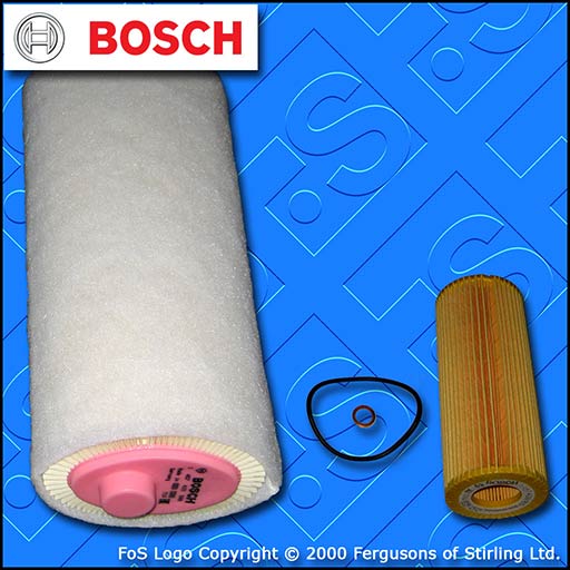 SERVICE KIT for BMW 5 SERIES 520D E60 E61 M47 BOSCH OIL AIR FILTERS (2005-2007)