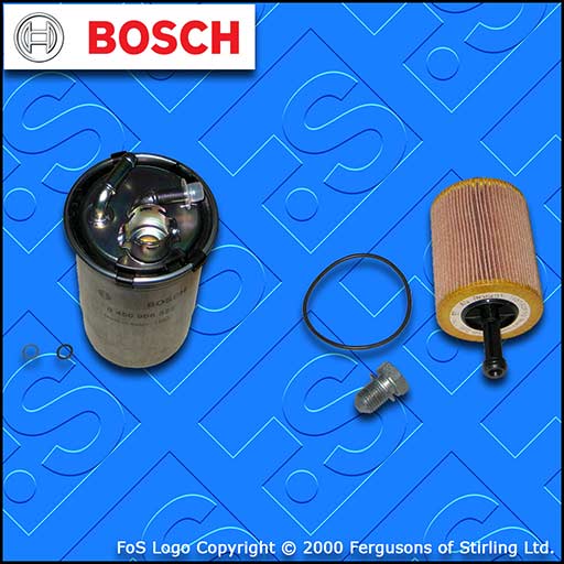 SERVICE KIT for VW POLO (9N) 1.4 TDI AMF BAY BOSCH OIL FUEL FILTERS (2001-2005)