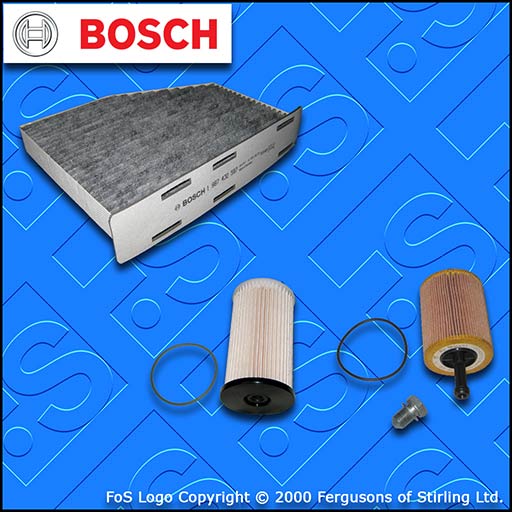 SERVICE KIT for VW SCIROCCO 2.0 TDI ENG=CB* OIL FUEL CABIN FILTERS (2008-2010)