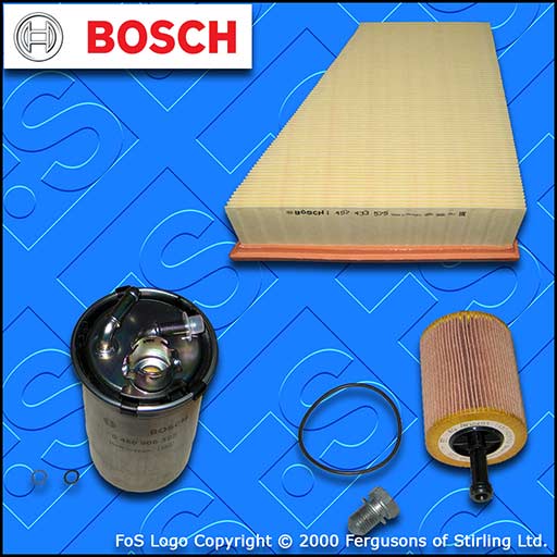 SERVICE KIT for VW POLO (9N) 1.9 SDI TDI BOSCH OIL AIR FUEL FILTERS (2001-2005)