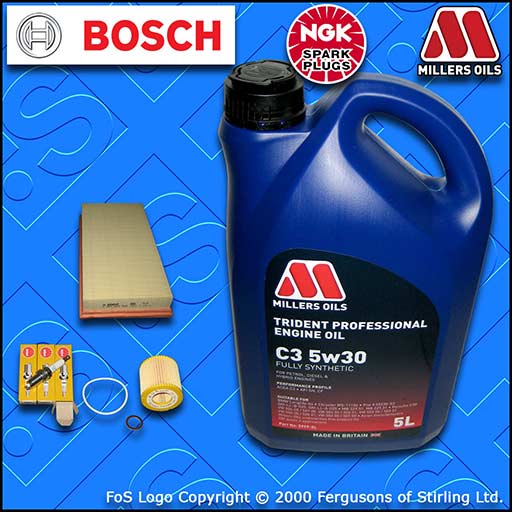 SERVICE KIT for VW POLO (9N) 1.2 12V AZQ BME OIL AIR FILTER PLUGS +OIL 2001-2007