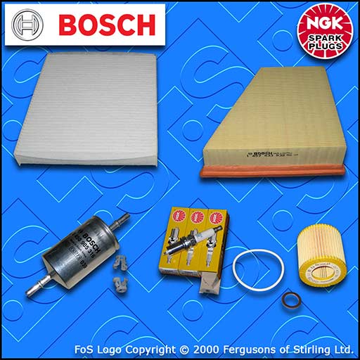 SERVICE KIT for VW FOX 1.2 BMD CHFA CHFB OIL AIR FUEL CABIN FILTER PLUGS (07-11)