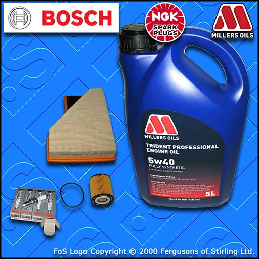 SERVICE KIT for MINI ONE COOPER 1.6 R50 R52 OIL AIR FILTER PLUGS+OIL (2004-2007)