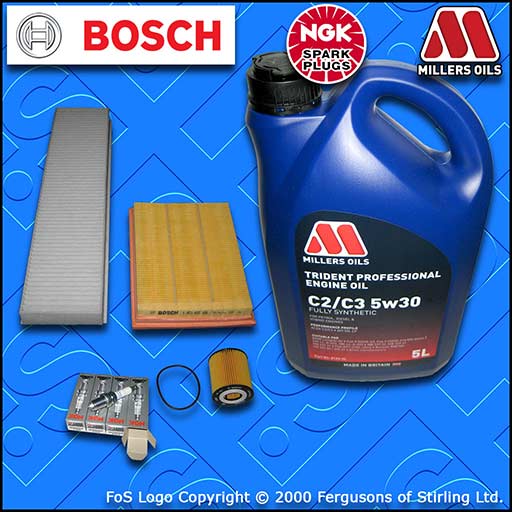 SERVICE KIT for MINI ONE COOPER 1.6 R50 R52 OIL AIR CABIN FILTERS PLUGS +OIL