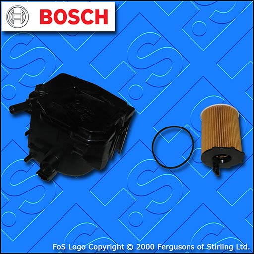 SERVICE KIT for PEUGEOT 207 1.6 HDI CC SW OIL FUEL FILTERS (2006-2009)