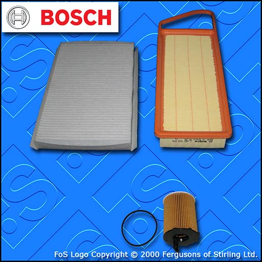 SERVICE KIT for PEUGEOT 307 1.4 HDI BOSCH OIL AIR CABIN FILTERS (2001-2005)