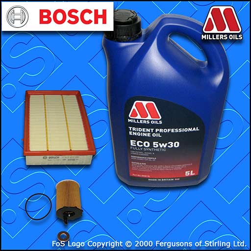 SERVICE KIT for VOLVO C30 1.6 D OIL AIR FILTERS +OIL (2006-2007)