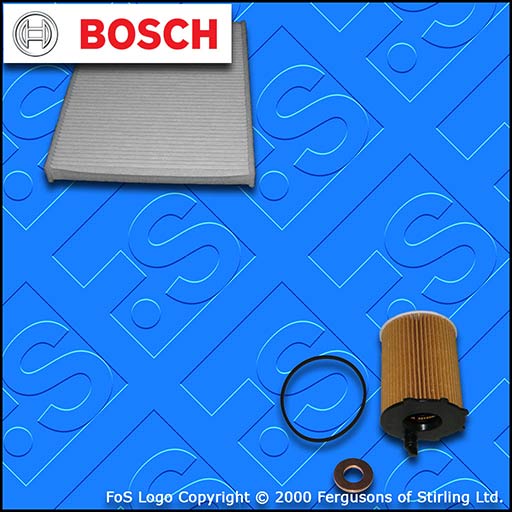 SERVICE KIT for FORD B-MAX 1.6 TDCI BOSCH OIL CABIN FILTERS (2012-2015)