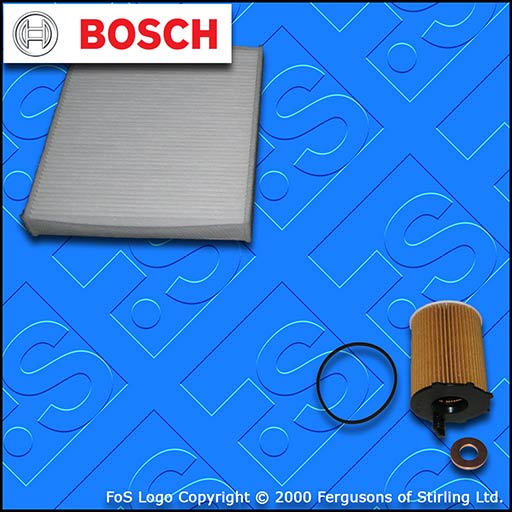 SERVICE KIT for FORD S-MAX 1.6 TDCI BOSCH OIL CABIN FILTERS (2011-2014)