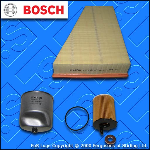 SERVICE KIT for FORD MONDEO MK4 1.6 TDCI BOSCH OIL AIR FUEL FILTERS (2011-2014)