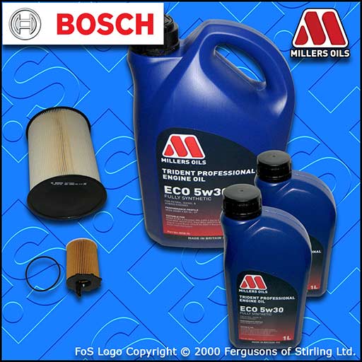 SERVICE KIT for FORD TRANSIT CONNECT 1.6 TDCI OIL AIR FILTERS +OIL (2013-2019)