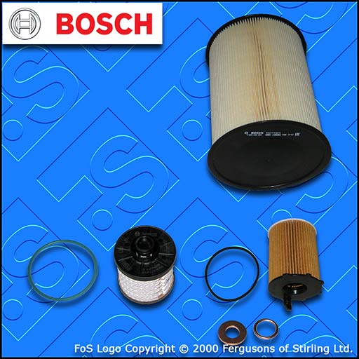 SERVICE KIT for FORD FOCUS MK3 1.5 TDCI BOSCH OIL AIR FUEL FILTERS (2014-2018)