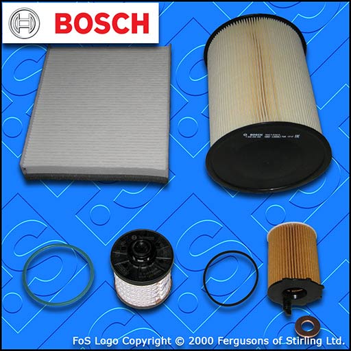 SERVICE KIT for FORD C-MAX 1.5 TDCI BOSCH OIL AIR FUEL CABIN FILTERS (2015-2019)
