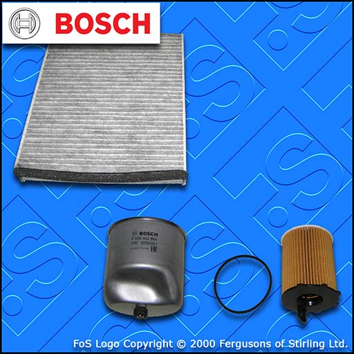 SERVICE KIT for FORD TRANSIT CONNECT 1.6 TDCI OIL FUEL CABIN FILTERS (2013-2019)