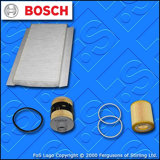 SERVICE KIT for SAAB 9-3 1.9 TID BOSCH OIL FUEL CABIN FILTERS (2004-2005)