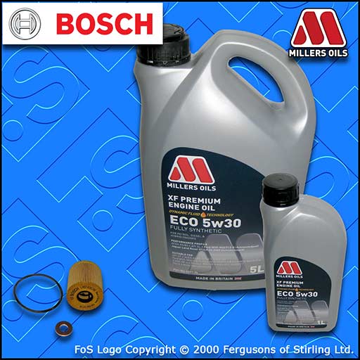 SERVICE KIT for FORD MONDEO MK4 2.2 TDCI OIL FILTER +6L 5w30 ECO OIL (2008-2015)