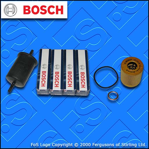 SERVICE KIT for DS DS3 1.6 THP 150 163 165 BOSCH OIL FUEL FILTERS SPARK PLUGS