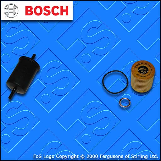 SERVICE KIT for PEUGEOT 5008 1.6 THP BOSCH OIL FUEL FILTERS (2009-2017)