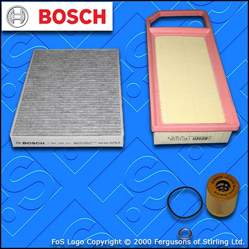 SERVICE KIT for PEUGEOT 407 1.8 2.0 BOSCH OIL AIR CABIN FILTERS (2008-2010)