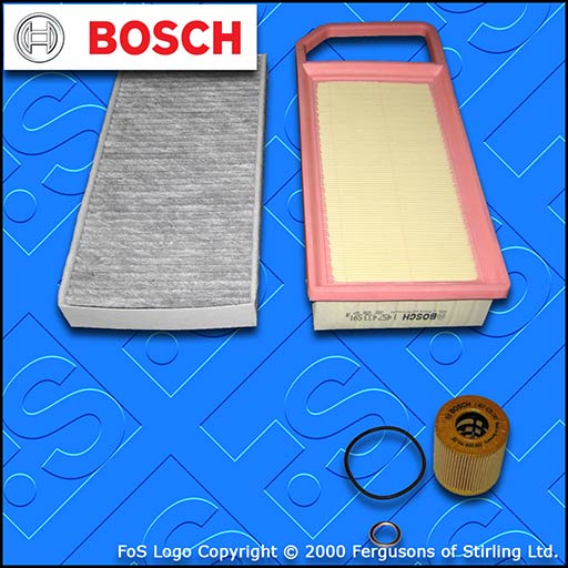 SERVICE KIT for PEUGEOT 407 1.8 2.0 BOSCH OIL AIR CABIN FILTERS (2005-2008)
