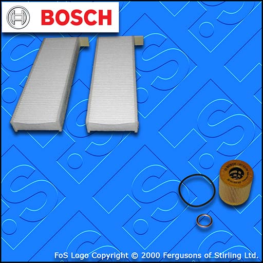 SERVICE KIT for PEUGEOT 5008 1.6 THP BOSCH OIL CABIN FILTERS (2009-2017)