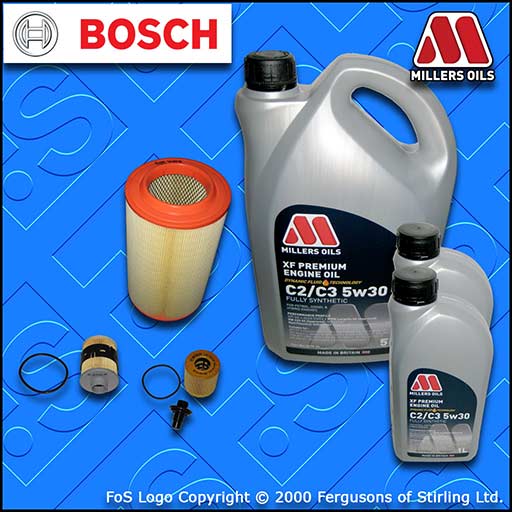 SERVICE KIT for PEUGEOT BOXER 2.2 HDI OIL AIR FUEL FILTER +5w30 OIL (2006-2013)