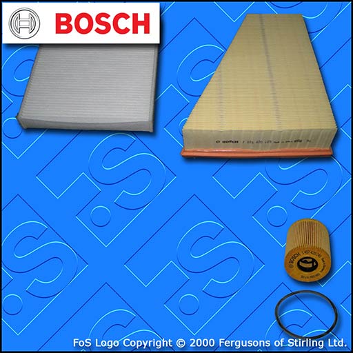 SERVICE KIT for FORD GALAXY 2.0 TDCI BOSCH OIL AIR CABIN FILTERS (2006-2014)