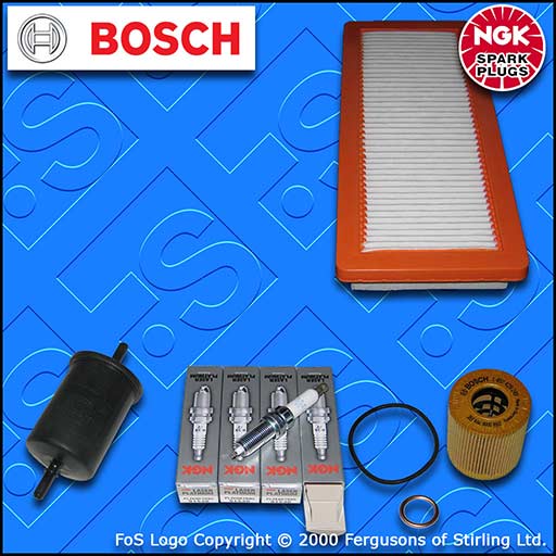 SERVICE KIT for PEUGEOT 5008 1.6 THP 150 156 OIL AIR FUEL FILTER PLUGS 2009-2017