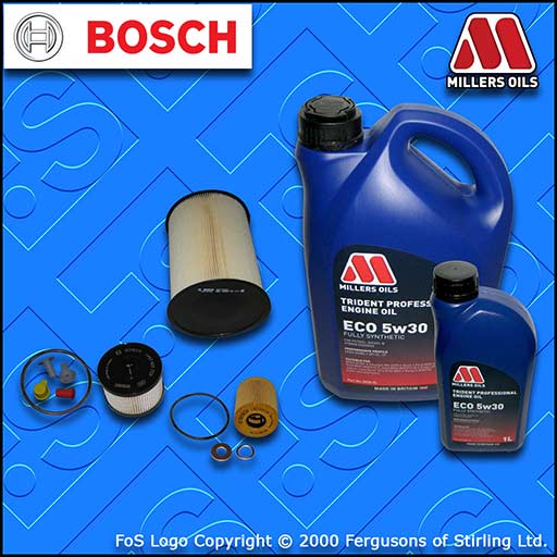 SERVICE KIT for FORD KUGA 2.0 TDCI BOSCH OIL AIR FUEL FILTERS (2008-2010)