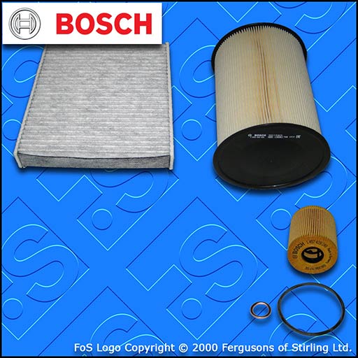 SERVICE KIT for VOLVO C30 2.0 D BOSCH OIL AIR CABIN FILTERS (2007-2010)
