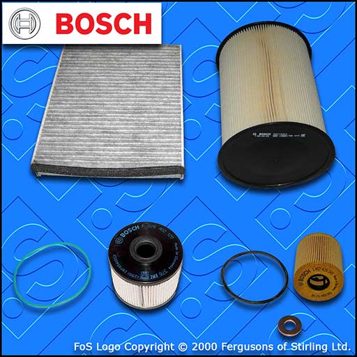 SERVICE KIT for FORD FOCUS MK3 2.0 TDCI OIL AIR FUEL CABIN FILTERS (2010-2017)